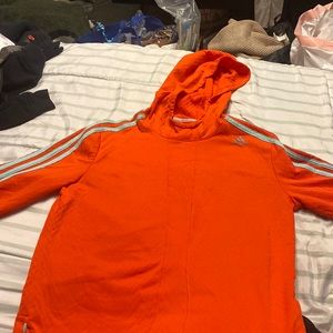 Hey sweater, Adidas orange man or woman size medium